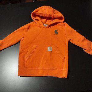 Kids Size 4 Orange Carhartt Hoodie